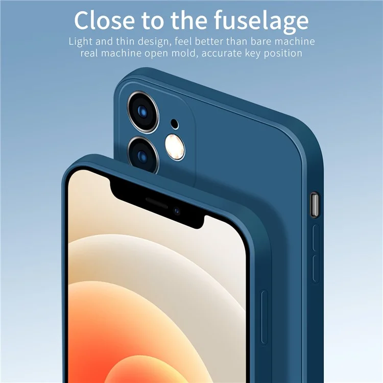 PINWUYO Soft Silicone Cell Phone Case Cover Protector für iPhone 12 mini - Grün