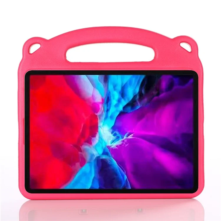 Panda Character Design EVA Shock-Absorbed Tablet Case with Kickstand for Apple iPad Pro 11-inch (2022) /  (2021) / 2020 / 2018 - Red