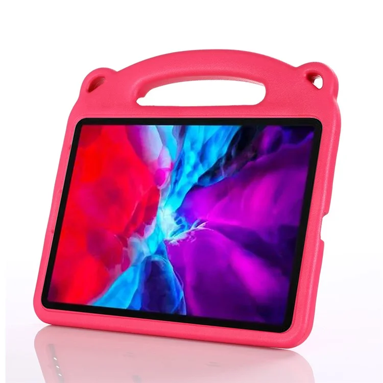 Panda Character Design EVA Shock-Absorbed Tablet Case with Kickstand for Apple iPad Pro 11-inch (2022) /  (2021) / 2020 / 2018 - Red