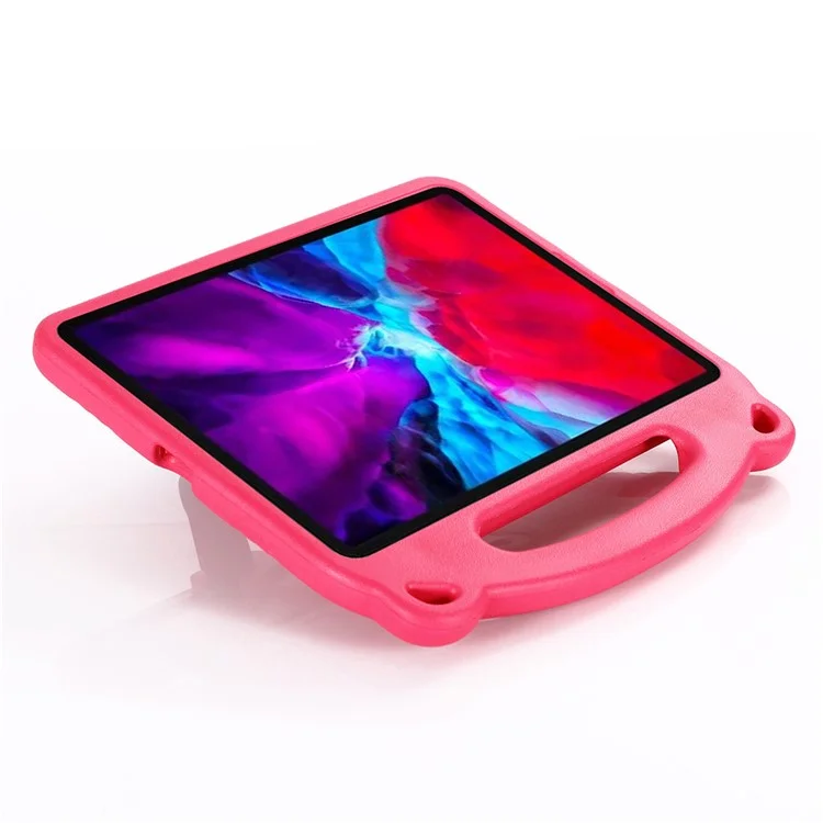 Panda Character Design EVA Shock-Absorbed Tablet Case with Kickstand for Apple iPad Pro 11-inch (2022) /  (2021) / 2020 / 2018 - Red