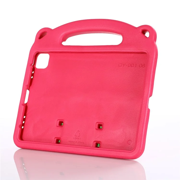 Panda Character Design EVA Shock-Absorbed Tablet Case with Kickstand for Apple iPad Pro 11-inch (2022) /  (2021) / 2020 / 2018 - Red