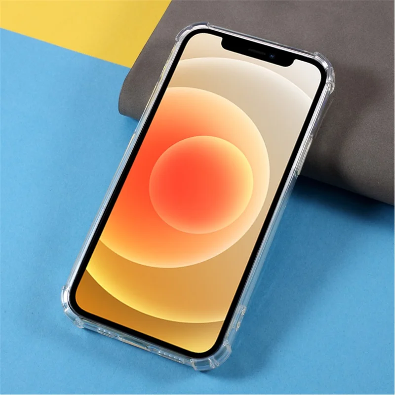 Clear Precise Cut-out 1.5mm TPU Mobile Phone Back Case Cover Protector for iPhone 12