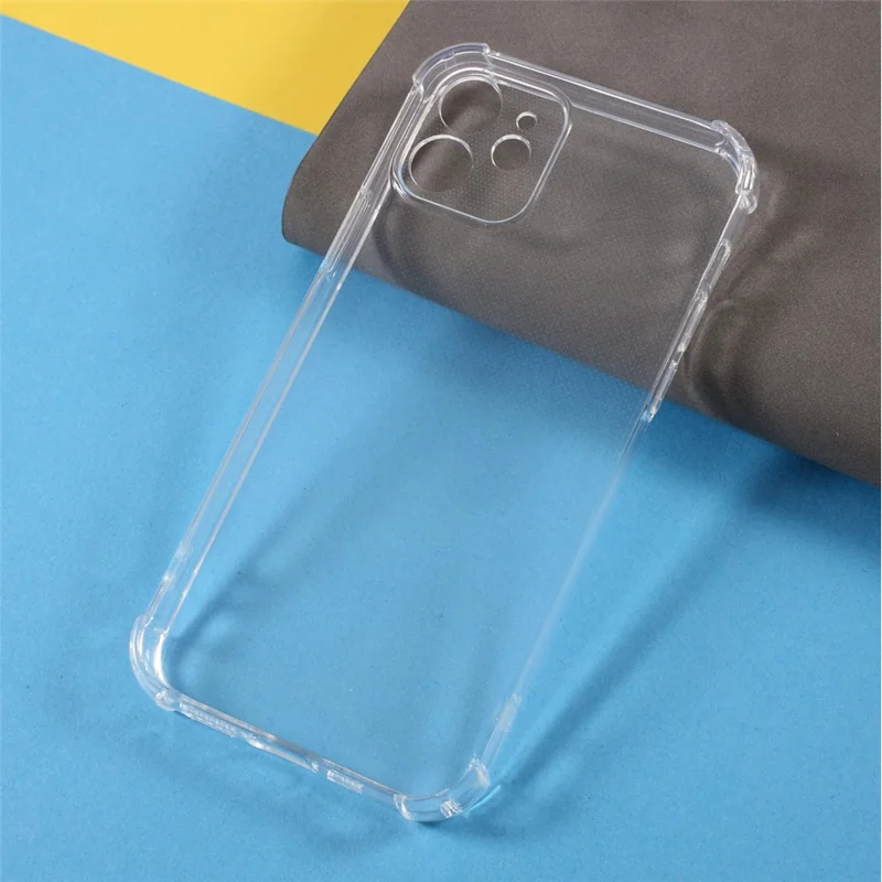 Clear Precise Cut-out 1.5mm TPU Mobile Phone Back Case Cover Protector for iPhone 12