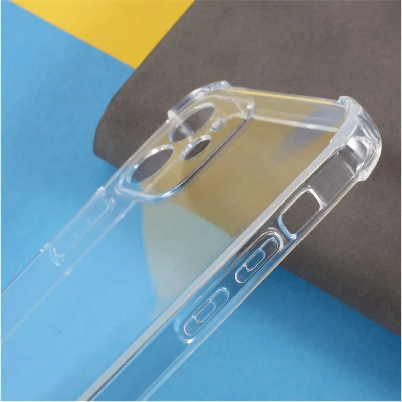 Clear Precise Cut-out 1.5mm TPU Mobile Phone Back Case Cover Protector for iPhone 12