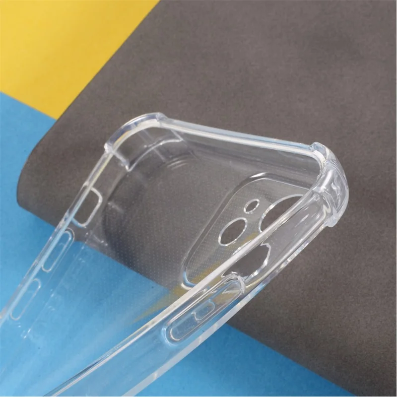 Clear Precise Cut-out 1.5mm TPU Mobile Phone Back Case Cover Protector for iPhone 12