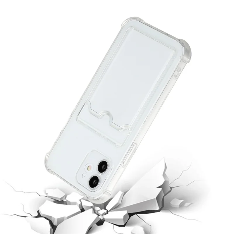 Non-Scratch Drop-Proof TPU Soft Phone Case Shell for iPhone 11 6.1 inch - Transparent