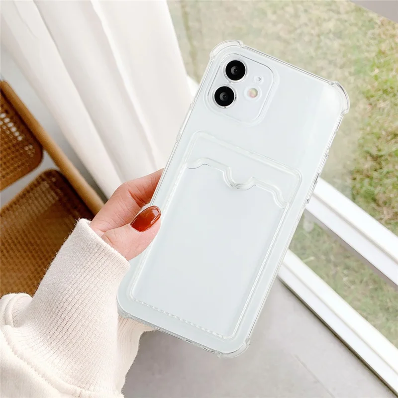 Non-Scratch Drop-Proof TPU Soft Phone Case Shell for iPhone 11 6.1 inch - Transparent