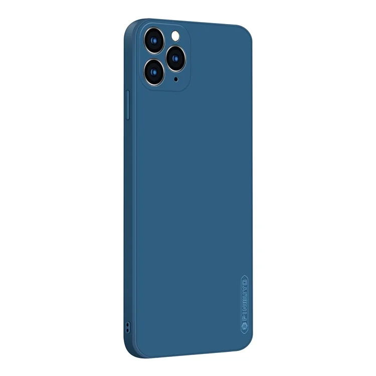 PINWUYO Flexible Silicone Mobile Phone Back Case Cover for iPhone 11 Pro - Blue