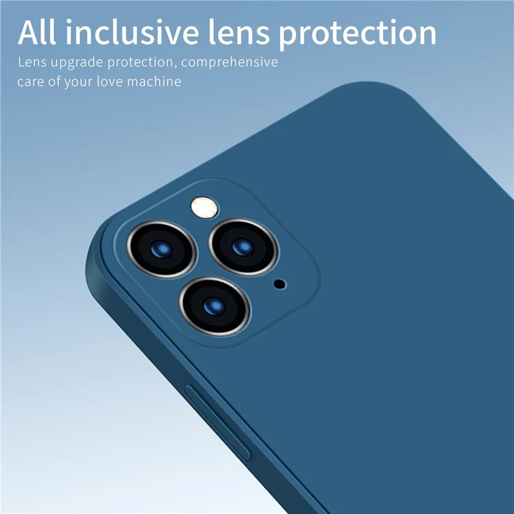 Étui de téléphone portable en silicone flexible PINWUYO pour iPhone 11 Pro - Bleu