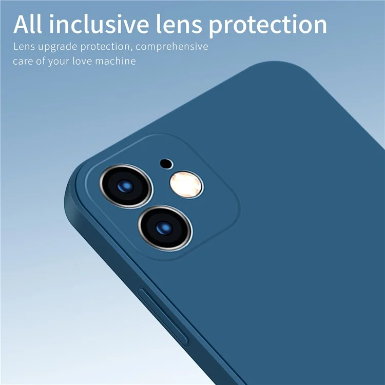 PINWUYO Precise Cut-Out Soft Silicone Phone Case Cover for iPhone 11 - Blue