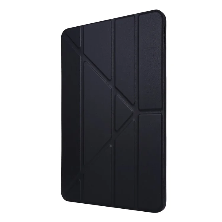 Auto Wake/Sleep Deformable Silicone + PU Leather Stand Tablet Cover for iPad Pro 11-inch (2021) - Black