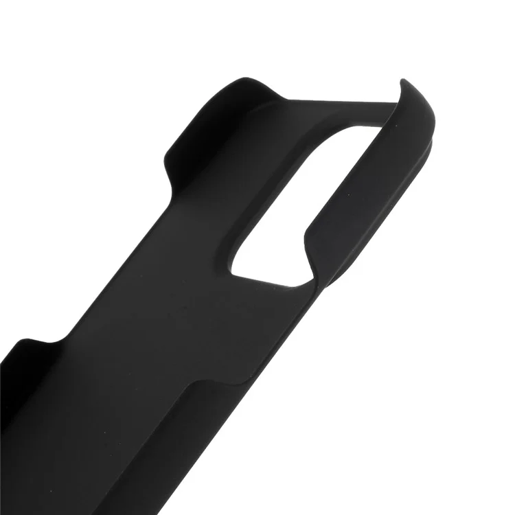 Rubberized Hard PC Drop-proof Cell Phone Case Cover Shell Protector for iPhone 13 6.1 inch - Black