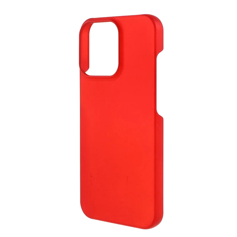 Beschermhoes van rubberachtig hard PC-materiaal tegen stoten voor iPhone 13 6,1 inch - Rood