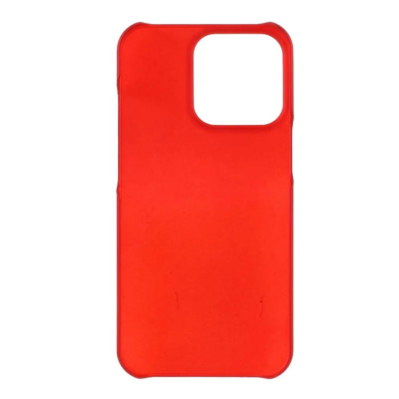 Beschermhoes van rubberachtig hard PC-materiaal tegen stoten voor iPhone 13 6,1 inch - Rood