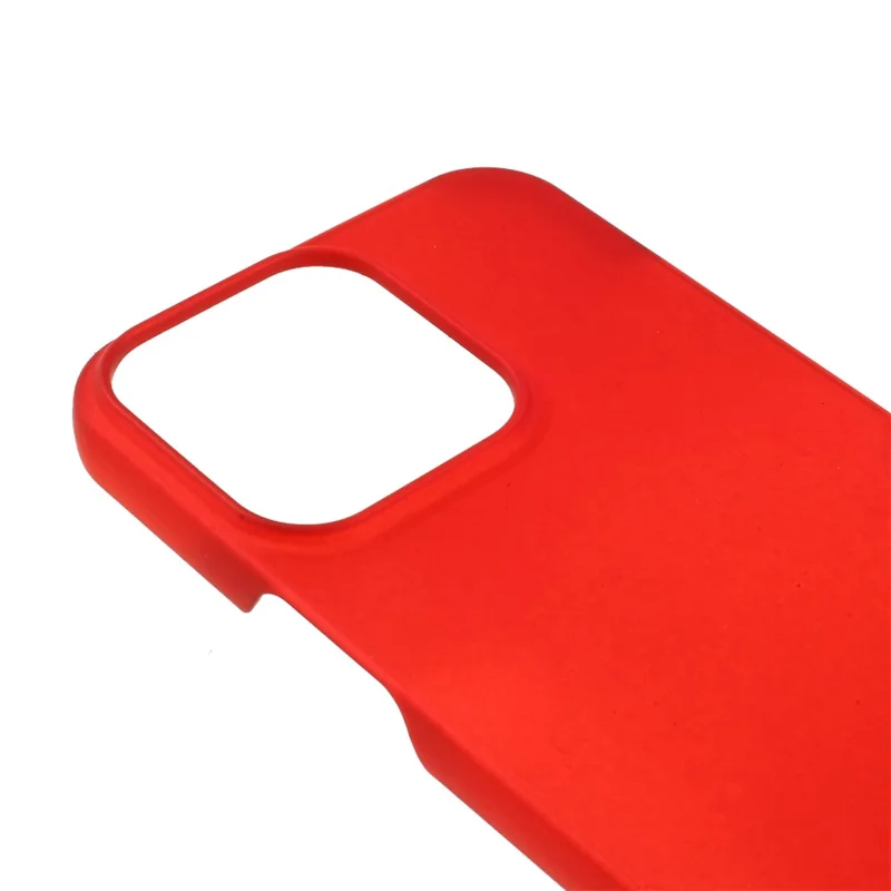 Beschermhoes van rubberachtig hard PC-materiaal tegen stoten voor iPhone 13 6,1 inch - Rood