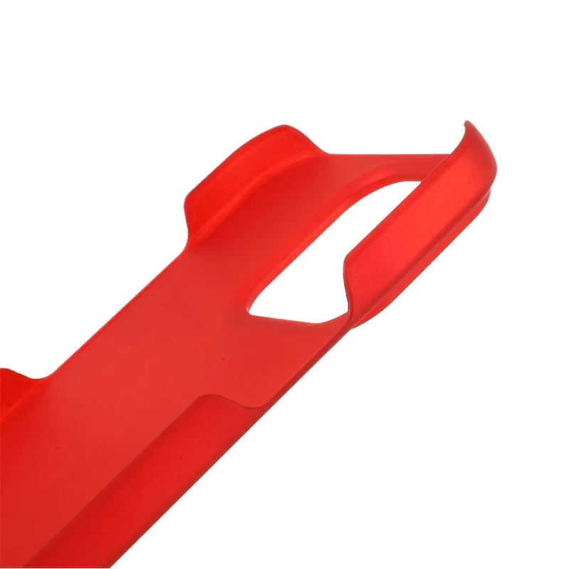 Beschermhoes van rubberachtig hard PC-materiaal tegen stoten voor iPhone 13 6,1 inch - Rood