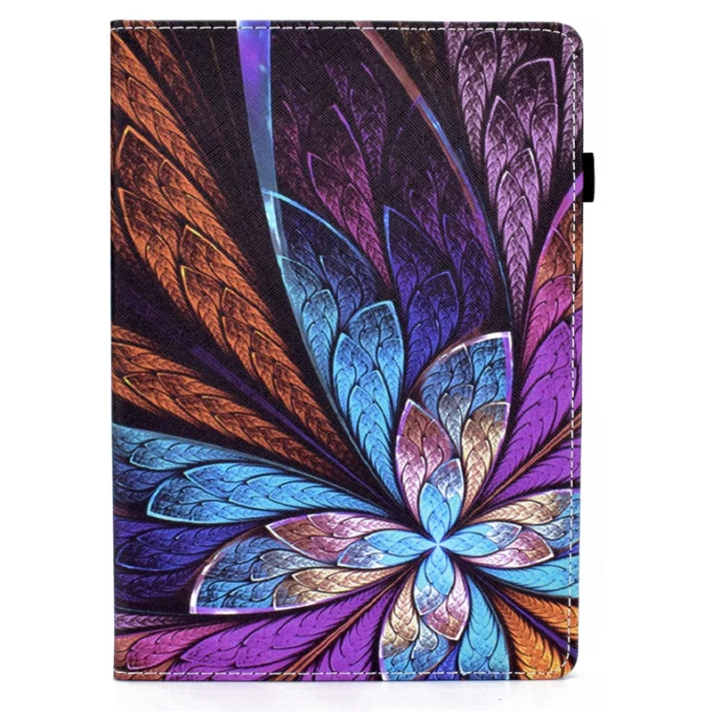 Tablet Case with Card Slots for iPad Air 11 (2025) / (2024) / Pro 11(2022) / (2021) / (2020) / (2018) / Air (2020) (2022) - Colorful Flower