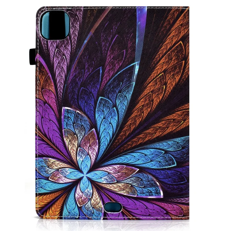 Tablet Case with Card Slots for iPad Air 11 (2025) / (2024) / Pro 11(2022) / (2021) / (2020) / (2018) / Air (2020) (2022) - Colorful Flower