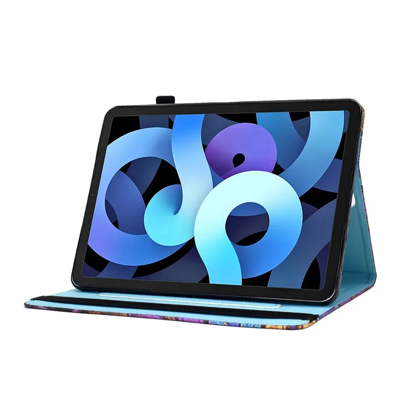 Tablet Case with Card Slots for iPad Air 11 (2025) / (2024) / Pro 11(2022) / (2021) / (2020) / (2018) / Air (2020) (2022) - Colorful Flower