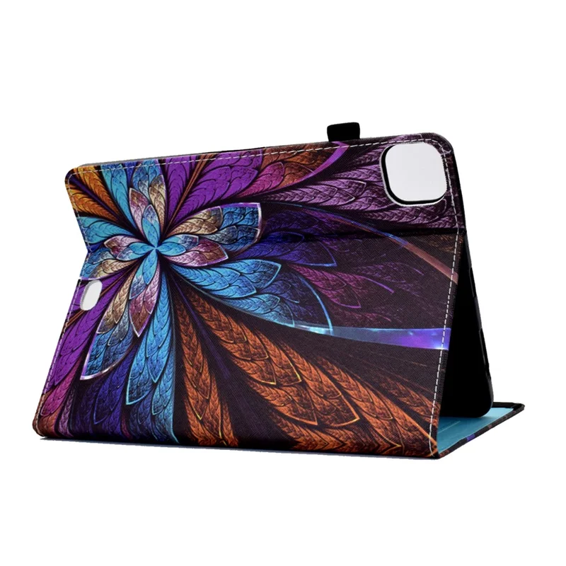 Tablet Case with Card Slots for iPad Air 11 (2025) / (2024) / Pro 11(2022) / (2021) / (2020) / (2018) / Air (2020) (2022) - Colorful Flower