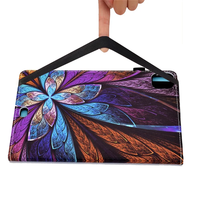Tablet Case with Card Slots for iPad Air 11 (2025) / (2024) / Pro 11(2022) / (2021) / (2020) / (2018) / Air (2020) (2022) - Colorful Flower