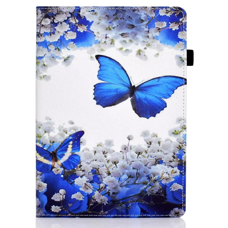 Tablet Case with Card Slots for iPad Air 11 (2026) / (2025) / (2024) / Pro 11(2022) / (2021) / (2020) / (2018) / Air (2020) (2022) - Blue Butterfly