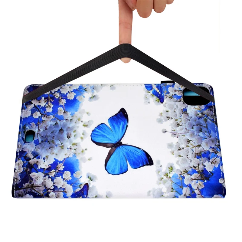 Tablet Case with Card Slots for iPad Air 11 (2026) / (2025) / (2024) / Pro 11(2022) / (2021) / (2020) / (2018) / Air (2020) (2022) - Blue Butterfly