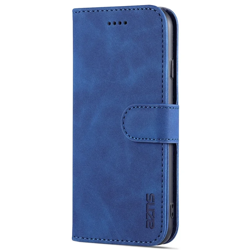 AZNS PU Leather Phone Cover Wallet Case Stand Design for iPhone 7 4.7 inch/8 4.7 inch/SE (2020)/SE (2022) - Blue