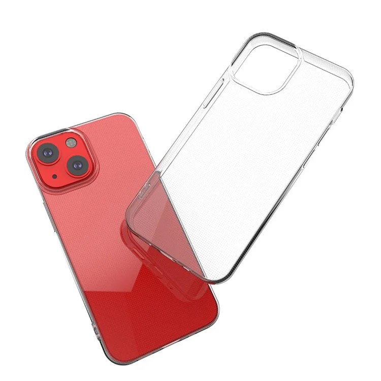 Ultra-Thin TPU Transparent Phone Back Case for iPhone 13 mini 5.4 inch
