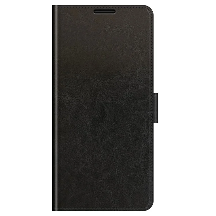 Crazy Horse Horse Texture Flip Flip Wallet Leather Case Com Stand Para Iphone 13 6,1 Polegadas - Preto