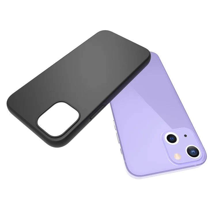 10Pcs/Pack Full Matte Workmanship Soft Black TPU Protection Case for iPhone 13 mini 5.4 inch