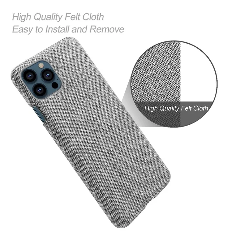 Csq Clate Plailt Plastic Phone Cope Для Iphone 13 Pro Max 6,7-дюймовый - Светло-серый