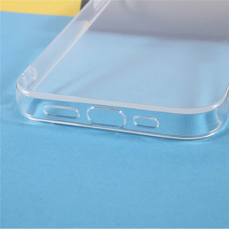 Crystal Clear Design Non-Slip 2mm Thick Soft TPU Shockproof Protective Cover for iPhone 13 6.1 inch