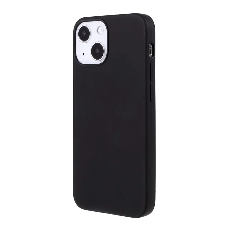 For iPhone 13 6.1 inch Matte Soft TPU Lightweight Anti-Scratch Shockproof Phone Case - Black