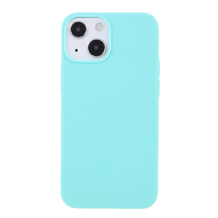 Матовый чехол из термополиуретана для мягкого телефона для iPhone 13 mini 5.4 дюйма - детский голубой