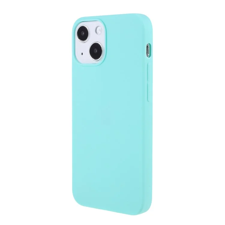 Матовый чехол из термополиуретана для мягкого телефона для iPhone 13 mini 5.4 дюйма - детский голубой