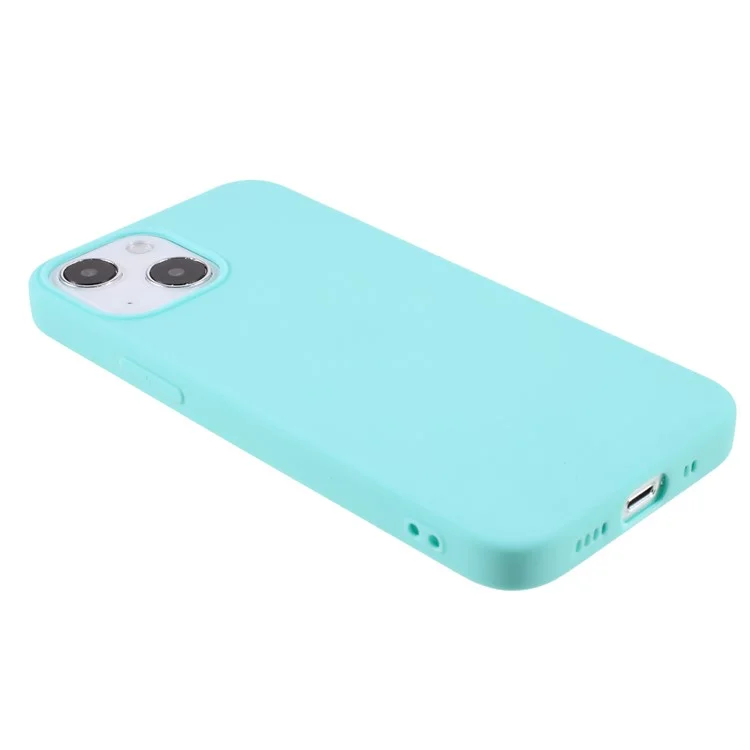 Copertina Del Telefono Soft Per Telefono Matte TPU Per Iphone 13 Mini 5,4 Pollici - Bambina Blu