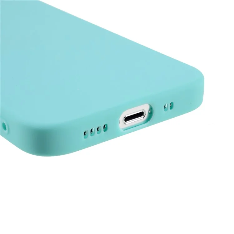 Матовый чехол из термополиуретана для мягкого телефона для iPhone 13 mini 5.4 дюйма - детский голубой