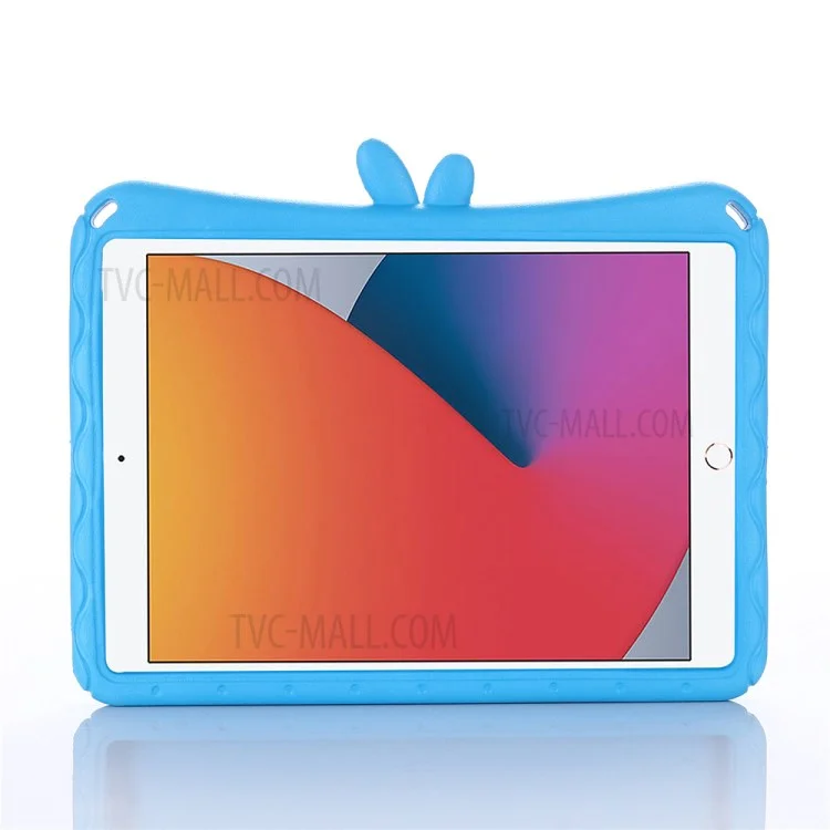 Kickstand -design Shockproof EVA + PC Smart Tablet Hülle Für Ipad 10.2 (2021)/(2020)/(2019) - Blau