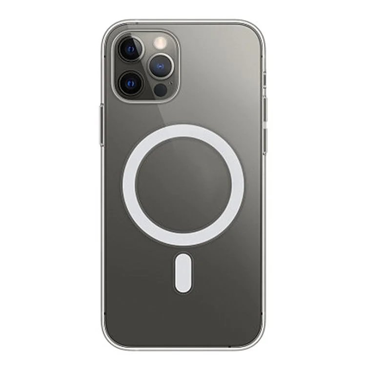 Acrylic + TPU Combo Hybrid Cover with Magnetic Charging Function for iPhone 13 Pro Max 6.7 inch