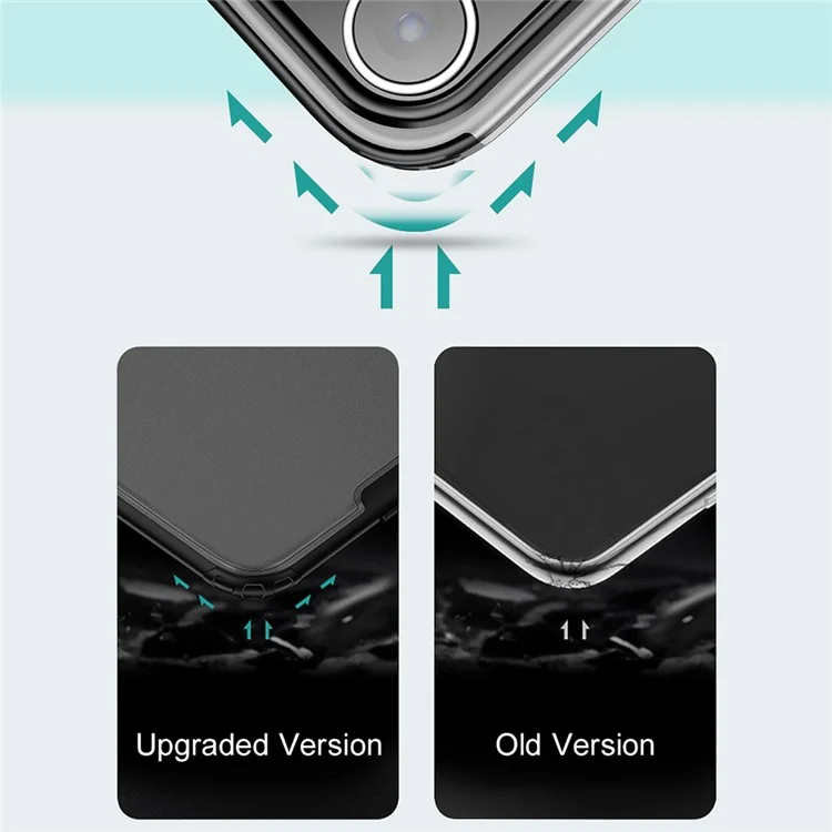 Armor Series Smooth-Touch Hybrid Phone Cover Case für iPhone 13 Pro Max 6.7 Zoll - Schwarz