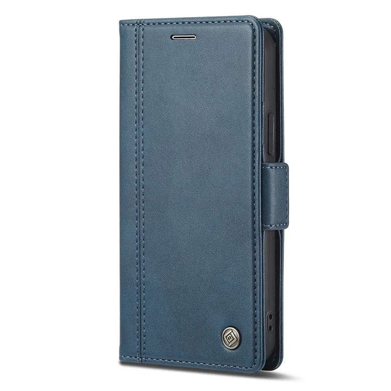 LC.IMEEKE PU Leather Full Protection Folio Flip Wallet Case with Card Holder and Magnetic Clasp Closure for iPhone 12 / 12 Pro 6.1 inch - Blue