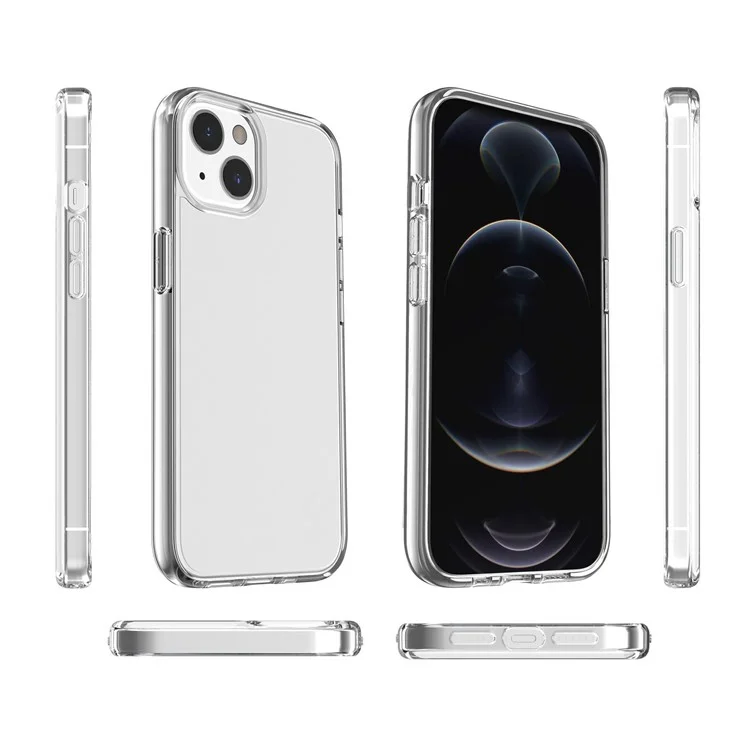 Transparenter Kratzfester PC + Tpu-telefon-back-koffer Für IPhone 13 6, 1 Zoll - Transparent
