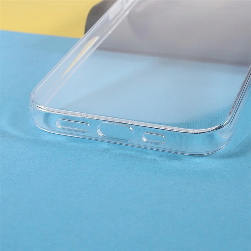 Crystal Clear Shock Absorption High-quality TPU Scratch-Resistant Protective Case Cover for iPhone 13 6.1 inch - Transparent