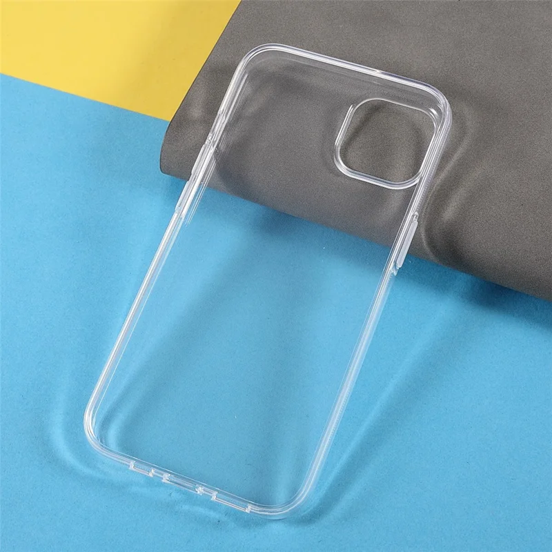 Crystal Clear Shock Absorption High-quality TPU Scratch-Resistant Protective Case Cover for iPhone 13 6.1 inch - Transparent