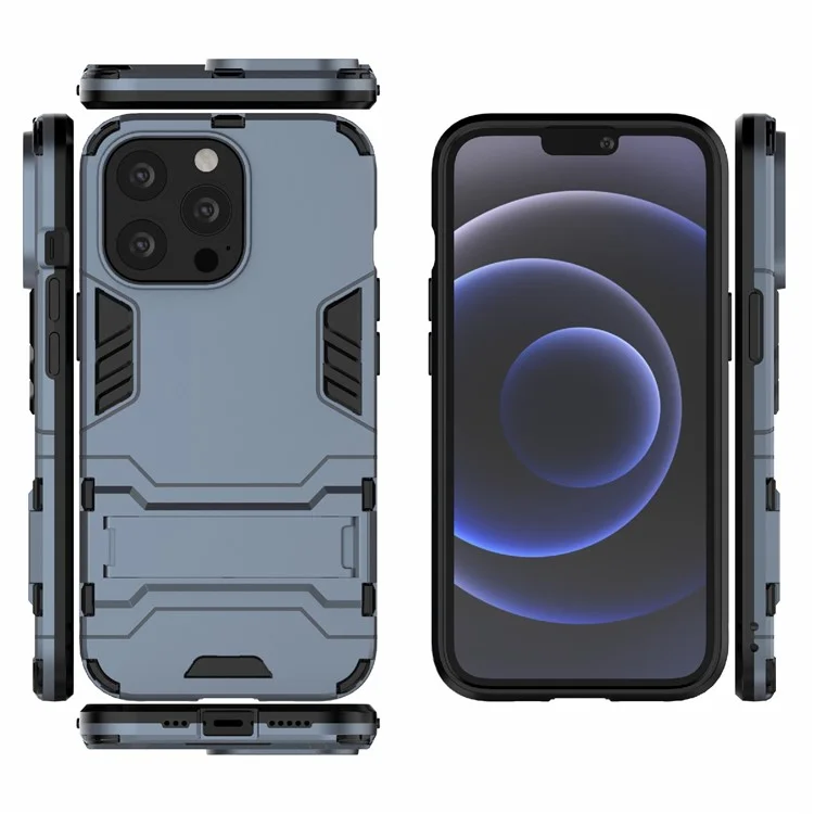 Shockproof 2 in 1 Custodia Protettiva TPU Flessibile PC - Blu