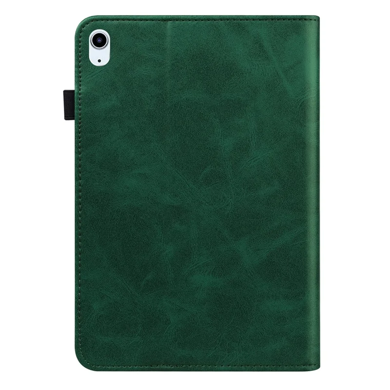 Leather Auto Wake / Sleep Tablet Stand Cover with Card Holder for iPad Air 11 (2025) / (2024) / Air (2022) / (2020) - Green