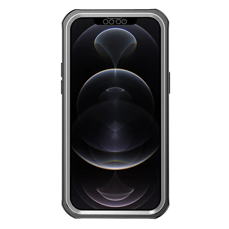 Full-Body Protection Heavy Duty Clear PC Back Cover Built-in PET Screen Protector for iPhone 13 mini 5.4 inch