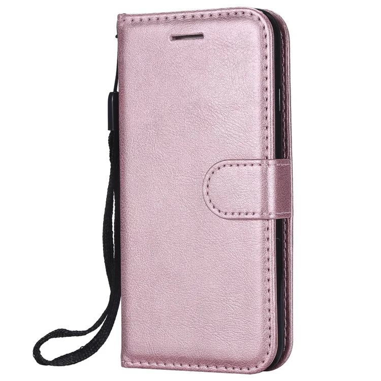 Série KT Leather-2 Anti-chute Magnétique Détachable Conception 2-en-1 Porte-cartes en Cuir Housse pour iPhone 7 4,7 pouces/8 4,7 pouces/SE (2020)/SE (2022) - Or Rose