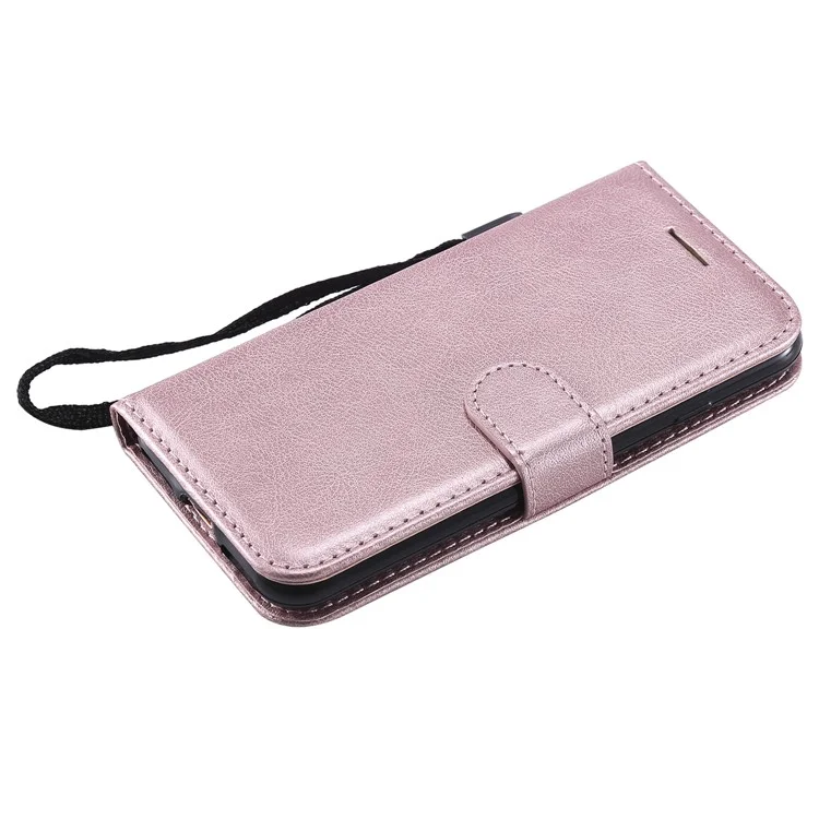 Série KT Leather-2 Anti-chute Magnétique Détachable Conception 2-en-1 Porte-cartes en Cuir Housse pour iPhone 7 4,7 pouces/8 4,7 pouces/SE (2020)/SE (2022) - Or Rose